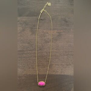 Pink Gold Adjustable Kendra Scott Necklace